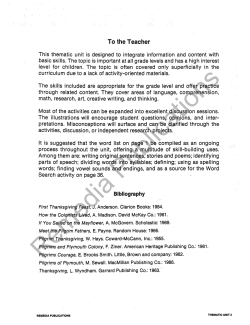 Thanksgiving Unit - Grades 4-5 (eBook) Thanksgiving Unit - Grades 4-5 (eBook)