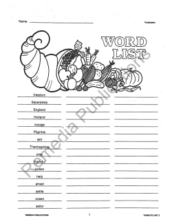 Thanksgiving Unit - Grades 4-5 (eBook) Thanksgiving Unit - Grades 4-5 (eBook)