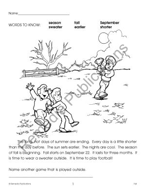 Seasonal Skill-Builders: Fall (eBook) Seasonal Skill-Builders: Fall (eBook)
