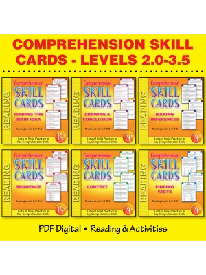 Comprehension Skill Cards Set (RL 2.0-3.5) Comprehension Skill Cards Set (RL 2.0-3.5)