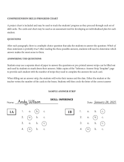 Comprehension Skill Cards - Making Inferences (RL 2.0-3.5) Comprehension Skill Cards - Making Inferences (RL 2.0-3.5)