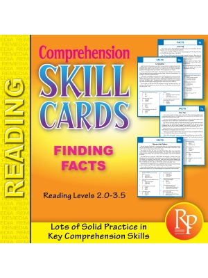 Comprehension Skill Cards - Finding Facts (RL 2.0-3.5) Comprehension Skill Cards - Finding Facts (RL 2.0-3.5)