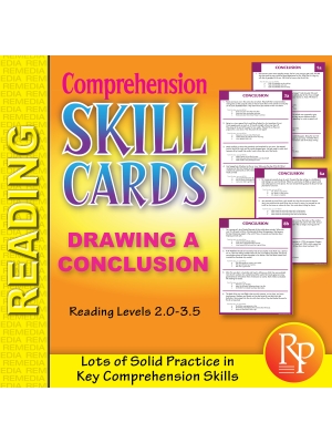 Comprehension Skill Cards - Drawing a Conclusion (RL 2.0-3.5) Comprehension Skill Cards - Drawing a Conclusion (RL 2.0-3.5)