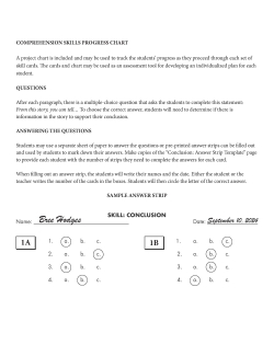 Comprehension Skill Cards - Drawing a Conclusion (RL 2.0-3.5) Comprehension Skill Cards - Drawing a Conclusion (RL 2.0-3.5)