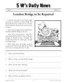 Fractured Fairy Tales - PDF & Google Classroom Bundle - 5 Ws Questions for Reading Comprehension