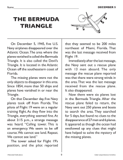 Daily Reading Comprehension - DECEMBER History - Google &amp; PDF