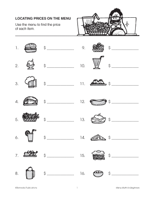 MENU MATH FOR BEGINNERS: PDF & Google Bundle - Add, Subtract, Multiply, Decimals MENU MATH FOR BEGINNERS: PDF & Google Bundle - Add, Subtract, Multiply, Decimals