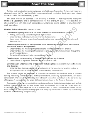 Math Focal Points: Number & Operations (Gr. 3-4) Math Focal Points: Number & Operations (Gr. 3-4)