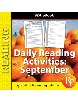 SEPTEMBER Daily Reading Activities: Main Idea, Fact/Opinion, Inference | Activities