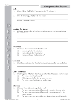 DECEMBER Daily Reading Activities: Main Idea, Fact/Opinion, Inference | Activities DECEMBER Daily Reading Activities: Main Idea, Fact/Opinion, Inference | Activities