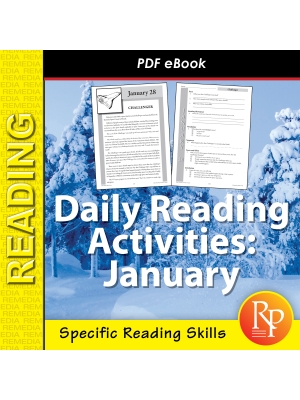 JANUARY Daily Reading Activities: Main Idea, Fact/Opinion, Inference | Activities JANUARY Daily Reading Activities: Main Idea, Fact/Opinion, Inference | Activities