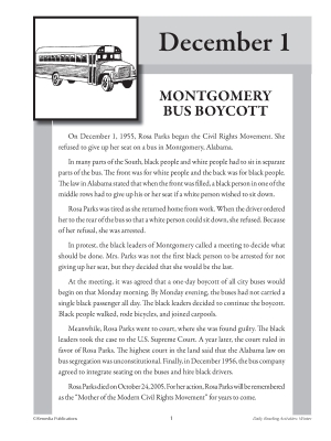 WINTER Daily Reading Activities Set - Short Nonfiction Passages - Historical Facts WINTER Daily Reading Activities Set - Short Nonfiction Passages - Historical Facts