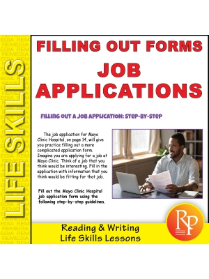 Life Skills Lessons: Job Applications - Filling Out Forms  Life Skills Lessons: Job Applications - Filling Out Forms