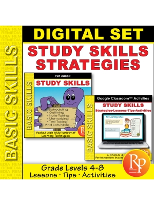 Study Skills Strategies: PDF & Google Set Study Skills Strategies: PDF & Google Set