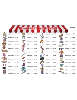 Department Store Math PDF & Google BUNDLE: Real Life Word Problems - Activities Department Store Math PDF & Google BUNDLE: Real Life Word Problems - Activities