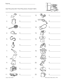 Department Store Math PDF & Google BUNDLE: Real Life Word Problems - Activities Department Store Math PDF & Google BUNDLE: Real Life Word Problems - Activities