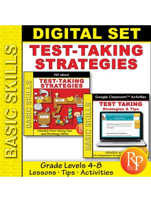Test-Taking Strategies & Tips: PDF & Google Set Test-Taking Strategies & Tips: PDF & Google Set