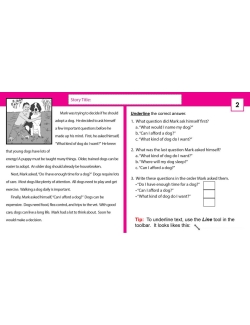 Google Classroom™ Activities: Detecting Sequence Reading Level Grades 3-4