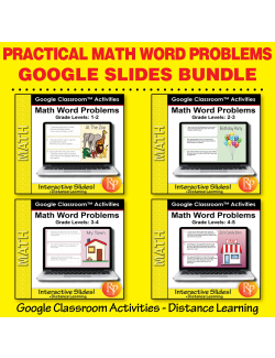 Math Word Problems Grades 1 - 5 Google Classroom Version Math Word Problems Grades 1 - 5 Google Classroom Version