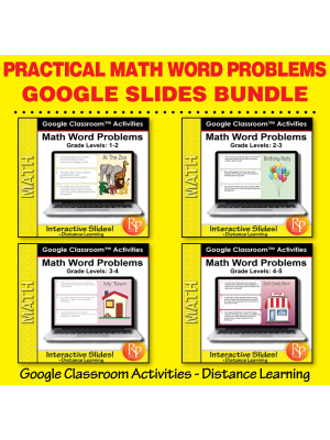 Math Word Problems Grades 1 - 5 Google Classroom Version Math Word Problems Grades 1 - 5 Google Classroom Version