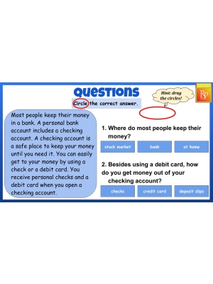Bank Account Basics GOOGLE SLIDES SET: Checking Account - Debit & Credit Card Activities Bank Account Basics GOOGLE SLIDES SET: Checking Account - Debit & Credit Card Activities