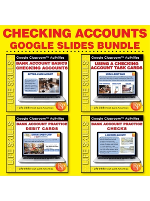 Bank Account Basics GOOGLE SLIDES SET: Checking Account - Debit & Credit Card Activities Bank Account Basics GOOGLE SLIDES SET: Checking Account - Debit & Credit Card Activities