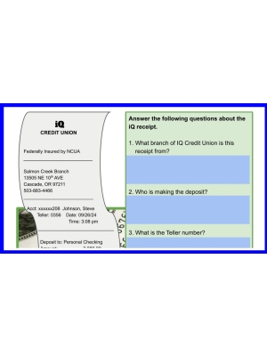 READING RECEIPTS Google Slides Set - Levels 1 & 2: Real-Life Skills READING RECEIPTS Google Slides Set - Levels 1 & 2: Real-Life Skills