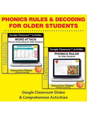 Phonics & Decoding For Older Students: 265 Ready-to-use GOOGLE SLIDES BIG SET Phonics & Decoding For Older Students: 265 Ready-to-use GOOGLE SLIDES BIG SET