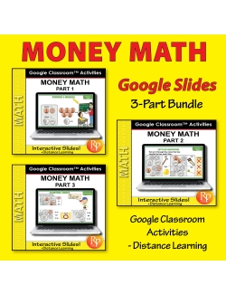 Money: LIFE SKILLS SET! 136 GOOGLE SLIDES-COINS, DOLLARS, MATH WORD PROBLEMS Money: LIFE SKILLS SET! 136 GOOGLE SLIDES-COINS, DOLLARS, MATH WORD PROBLEMS