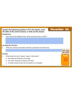 Google Slides: Daily Comprehension 21st Century Fall Bundle