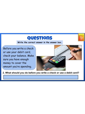 Bank Account Practice GOOGLE SLIDES SET - Life Skills Task Cards Bank Account Practice GOOGLE SLIDES SET - Life Skills Task Cards