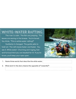 High Interest / Low Vocabulary Reading about HOT SPORTS! Google Classroom Version