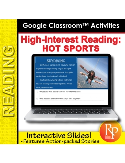 High Interest / Low Vocabulary Reading about HOT SPORTS! Google Classroom Version High Interest / Low Vocabulary Reading about HOT SPORTS! Google Classroom Version
