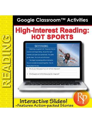 High Interest / Low Vocabulary Reading about HOT SPORTS! Google Classroom Version High Interest / Low Vocabulary Reading about HOT SPORTS! Google Classroom Version