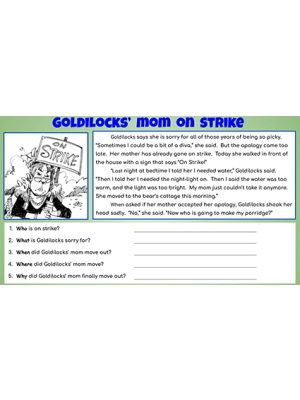MORE Fractured Fairy Tales & 5 Ws Questions for Reading Comprehension GOOGLE SLIDES VERSION MORE Fractured Fairy Tales & 5 Ws Questions for Reading Comprehension GOOGLE SLIDES VERSION