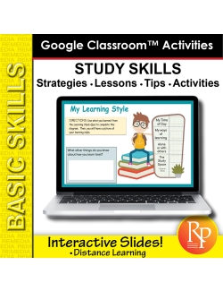 Study Skills Strategies - Learn More in Less Time | Google Slides Activities Study Skills Strategies - Learn More in Less Time | Google Slides Activities