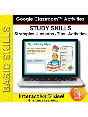 Study Skills Strategies - Learn More in Less Time | Google Slides Activities Study Skills Strategies - Learn More in Less Time | Google Slides Activities