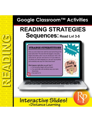 Google Classroom Detecting Sequence Reading Strategies Lvl 3-5 Distance Learning Google Classroom Detecting Sequence Reading Strategies Lvl 3-5 Distance Learning