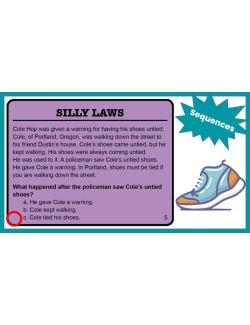 Google Classroom Detecting Sequence Reading Strategies Lvl 3-5 Distance Learning