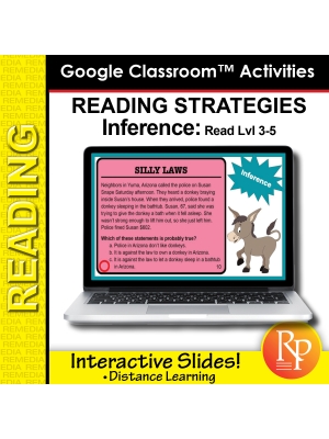 Making Inferences Reading Strategies Grades 3 - 5 Google Classroom Version Making Inferences Reading Strategies Grades 3 - 5 Google Classroom Version