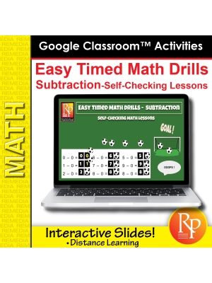 Google Slides: Self-Checking Easy Timed Math Drills - Subtraction Google Slides: Self-Checking Easy Timed Math Drills - Subtraction
