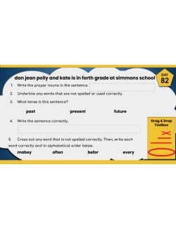 Daily Language Quickies Grade 4 (part 3) Google Classroom Version Daily Language Quickies Grade 4 (part 3) Google Classroom Version