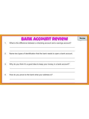 BANK ACCOUNT MATH: Life Skills GOOGLE SLIDES Activities- money, debit... BANK ACCOUNT MATH: Life Skills GOOGLE SLIDES Activities- money, debit...