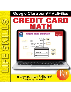 CREDIT CARD MATH: Life Skills GOOGLE SLIDES Activities- banking, word problems CREDIT CARD MATH: Life Skills GOOGLE SLIDES Activities- banking, word problems