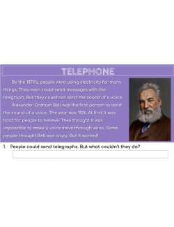 High Interest / Low Vocabulary Reading about GREAT INVENTIONS! Google Classroom Verson