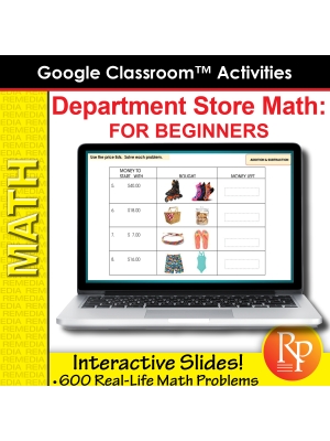 Google Slides: DEPARTMENT STORE MATH! 600 REAL-LIFE COMPUTATION & WORD PROBLEMS Google Slides: DEPARTMENT STORE MATH! 600 REAL-LIFE COMPUTATION & WORD PROBLEMS