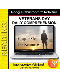 Google Slides: Veterans Day - Daily Comprehension Google Slides: Veterans Day - Daily Comprehension