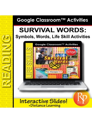 Essential Vocabulary - Survival Words Google Classroom Version Essential Vocabulary - Survival Words Google Classroom Version