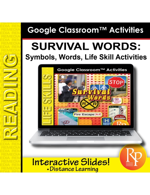 Essential Vocabulary - Survival Words Google Classroom Version