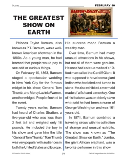 FEBRUARY - DAILY READING COMPREHENSION &quot;This Day in History&quot; Google Slide Lessons